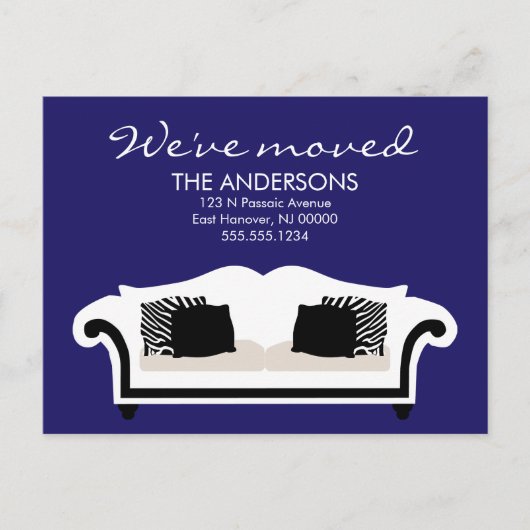 Stilvolle Dekoauftritte Ankündigungspostkarte (Vorderseite)