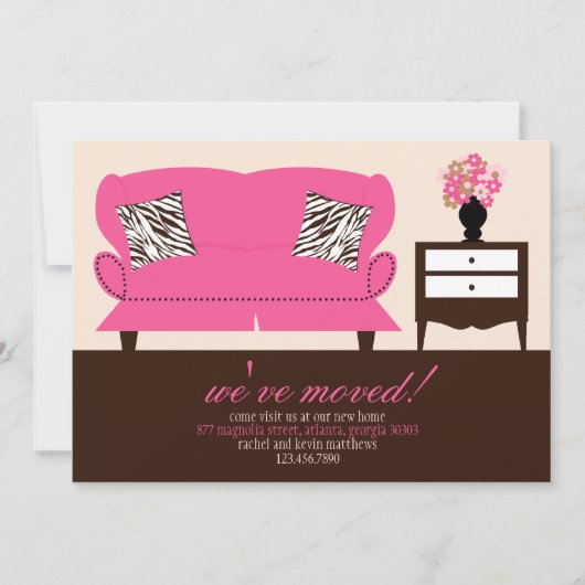 Stilvolle Dekoration Ankündigung (Vorderseite)