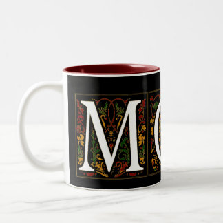 Stilvolle dekorative Mama-Tasse Zweifarbige Tasse