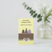 Stilvolle Designer Cakes Visitenkarte (Stehend Vorderseite)