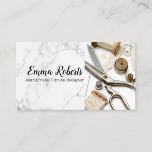 Stilvolle Designs und perfekte Stiche Garnrollen Visitenkarte