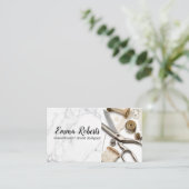 Stilvolle Designs und perfekte Stifte Thread-Rolle Visitenkarte (Stehend Vorderseite)