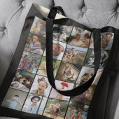 Stilvolle doppelseitige 20-Foto Collage Tasche