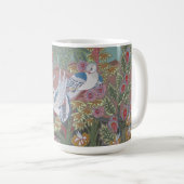 Stilvolle Doves im blühenden Garten Kaffeetasse (VorderseiteRechts)