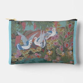 Stilvolle Doves im blühenden Garten Zubehörtasche