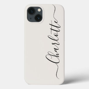 Stilvolle Drehbuch-individuelle Name modern mädche Case-Mate iPhone Hülle