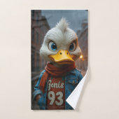 Stilvolle Duck in City Towel Badhandtuch Set (Handtuch)