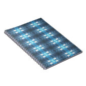 Stilvolle dunkle und helle blaue Diamanten Notizblock (Rechte Seite)