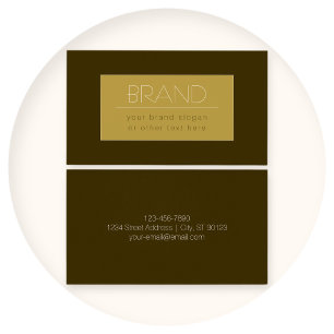 Stilvolle editierbare Textvorlage Vintage Gold