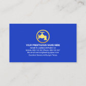 Stilvolle Einfach-Leaking Roof Plumbing Visitenkarte (Rückseite)