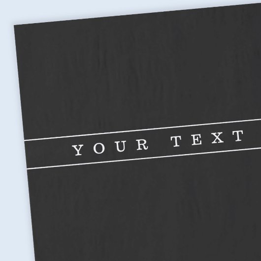 Stilvolle, einfache Text- und dünne Streifen Seidenpapier