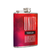 Stilvolle Einheit durch Diversity Flachmann (Rechts)