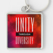 Stilvolle Einheit durch Diversity Schlüsselanhänger (Vorne)