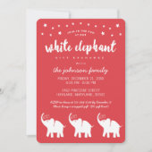 Stilvolle Einladungen zu White Elephant (Vorderseite)