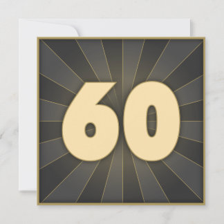Stilvolle Einladungen zum 60. Geburtstag
