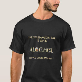 Stilvolle einzigartige Bierweine Martini-Name T-Shirt