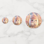 Stilvolle Eiskreatur Konfetti (Rückseiten)