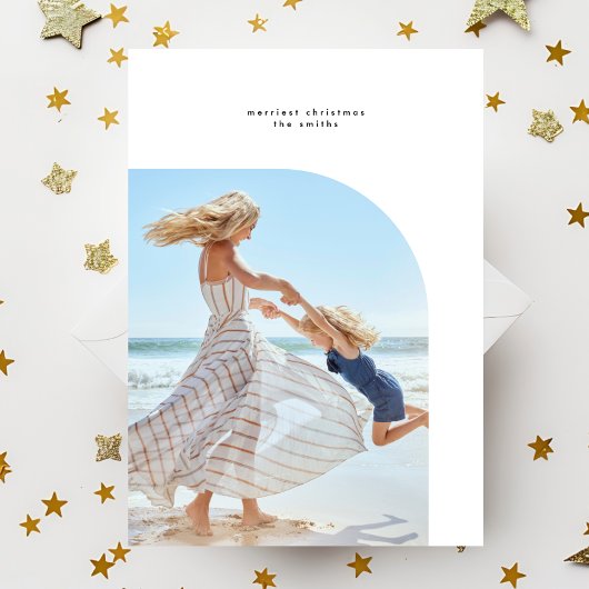 Stilvolle Elegant Frame Oval B&W Weihnachten Foto