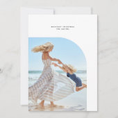 Stilvolle Elegant Frame Oval B&W Weihnachten Foto (Vorderseite)