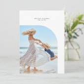 Stilvolle Elegant Frame Oval B&W Weihnachten Foto (Stehend Vorderseite)