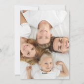 Stilvolle Elegant Frame Oval B&W Weihnachten Foto (Rückseite)