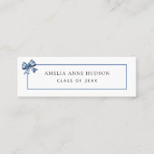 Stilvolle Elegant Graduate Networking Telefonnummerkarte (Vorderseite)