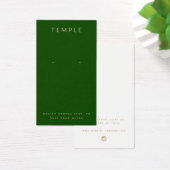 Stilvolle Elegant Green Earring Display Card (Schreibtisch)