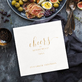 Stilvolle Elegant jubelt um die Anfängerrente Servietten Mit Folie