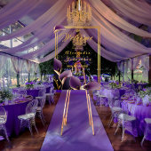 Stilvolle Elegant Lila Calla Lily Akryllische Hoch Acrylschild