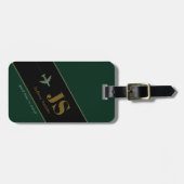 Stilvolle Elegant Moderne Gepäckmarke Aero Gepäckanhänger (Vorderseite horizontal)