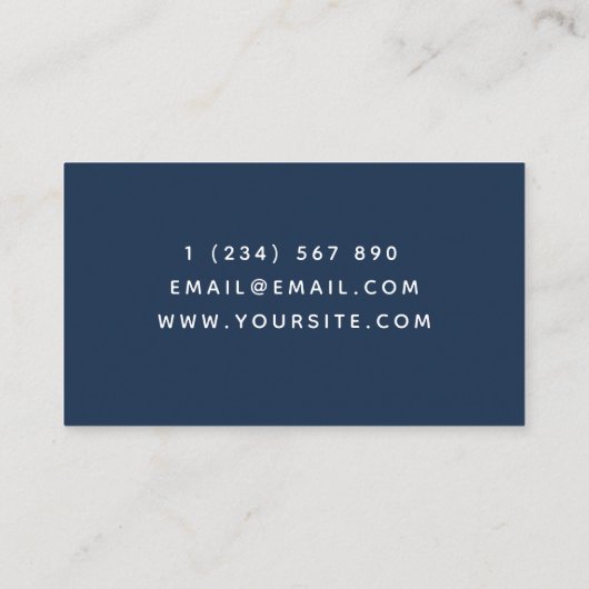 Stilvolle Elegant Software Developer Sound Wave Bl Visitenkarte (Rückseite)