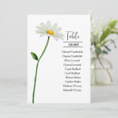 Stilvolle, elegante Hochzeitstisch-Sitzkarte Einladung (Stehend Vorderseite)