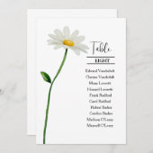 Stilvolle, elegante Hochzeitstisch-Sitzkarte Einladung (Vorne/Hinten)