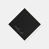 Stilvolle Elegante Individuellen Namens Premium We Serviette (Ecke)