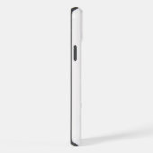 Stilvolle elegante Linie florbraun schwarz pink iPhone Hülle (Rechte Seite)