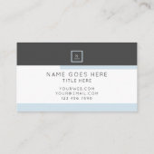 Stilvolle elegante schicke PastellVisitenkarten Visitenkarte (Rückseite)