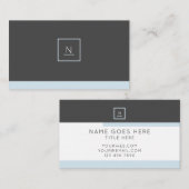 Stilvolle elegante schicke PastellVisitenkarten Visitenkarte (Vorne/Hinten)