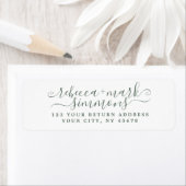 Stilvolle, elegante Script-Hochzeitsskrippe-Rückse (Insitu)