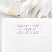Stilvolle, elegante Script-Hochzeitsskrippe-Rückse (Insitu)