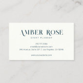 Stilvolle Elegante Typografie Einzigartig Gradient Visitenkarte (Rückseite)