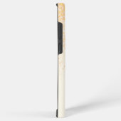 Stilvolle Elfenbeinküste mit Gold-Glitzer Samsung Galaxy Hülle (Rechte Seite)