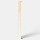 Stilvolle Elfenbeinküste mit Gold-Glitzer Samsung Galaxy Hülle (Linke Seite)