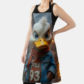 Stilvolle Ente in der City All-Over-Print-Schürze Schürze (InSitu)