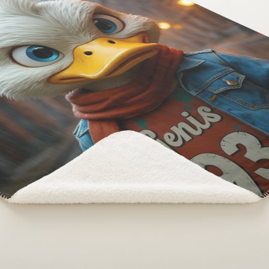 Stilvolle Ente in der City Sherpa Blanket Sherpadecke (3/4)