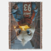 Stilvolle Ente in der City Throw Blanket Decke (Vorderseite Vertikal)