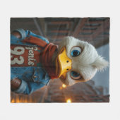 Stilvolle Ente in der Stadt Fleece Blanket (Vorderseite (Horizontal))