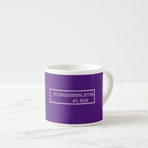 Stilvolle Espresso Coffee Erleuchtung Drink Tasse 