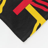 Stilvolle Ethnic Geometric Monogram Fleecedecke (Ecke)