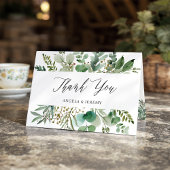 Stilvolle Eukalyptus-Blätter Vielen Dank Dankeskarte