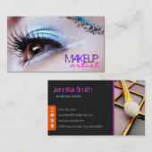 Stilvolle Eye Shadow - Makeup Artist Visitenkarte (Vorne/Hinten)